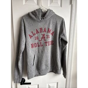 VINTAGE 90s Alabama Triblend‎ Woman's Hoodie Crimson Tide L